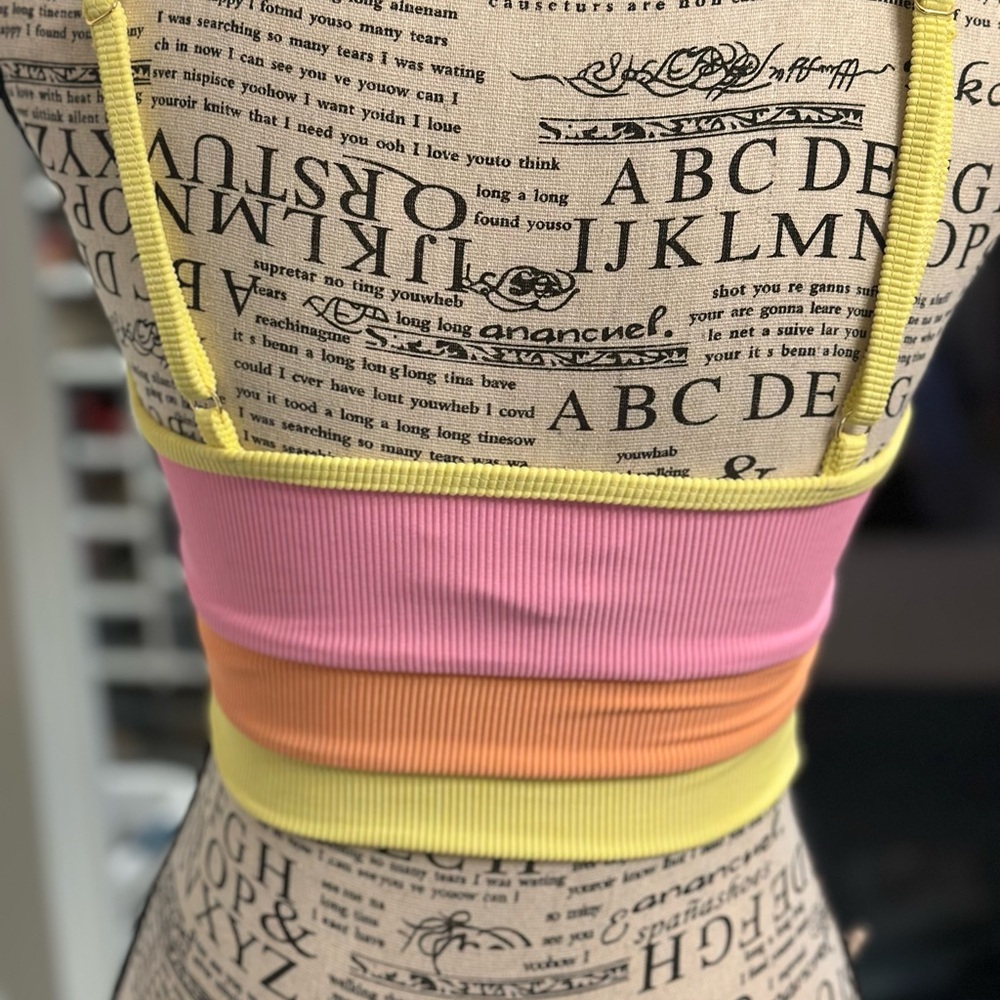 Beach Riot Pink and Yellow Bikini - Picture 12 of 13